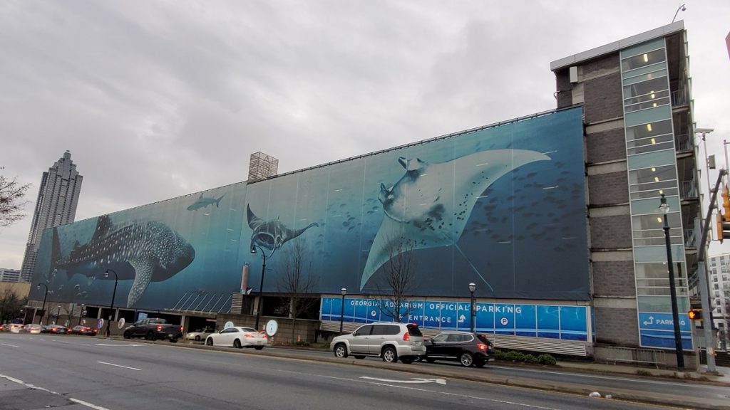 Georgia Aquarium mural