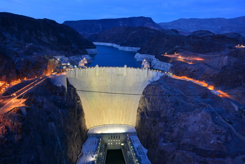 Hoover Dam at Night