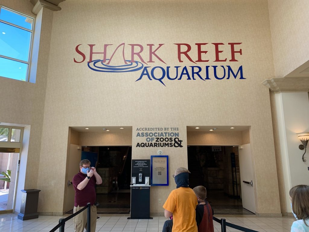 Shark Reef Aquarium Entrance