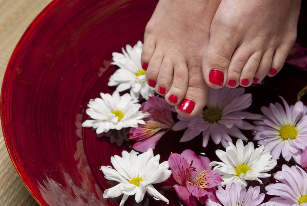 foot, pedicure, spa