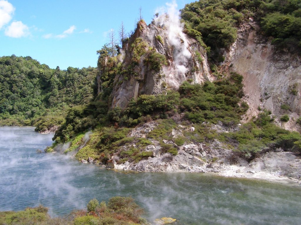 waimangu, new zealand, volcanic