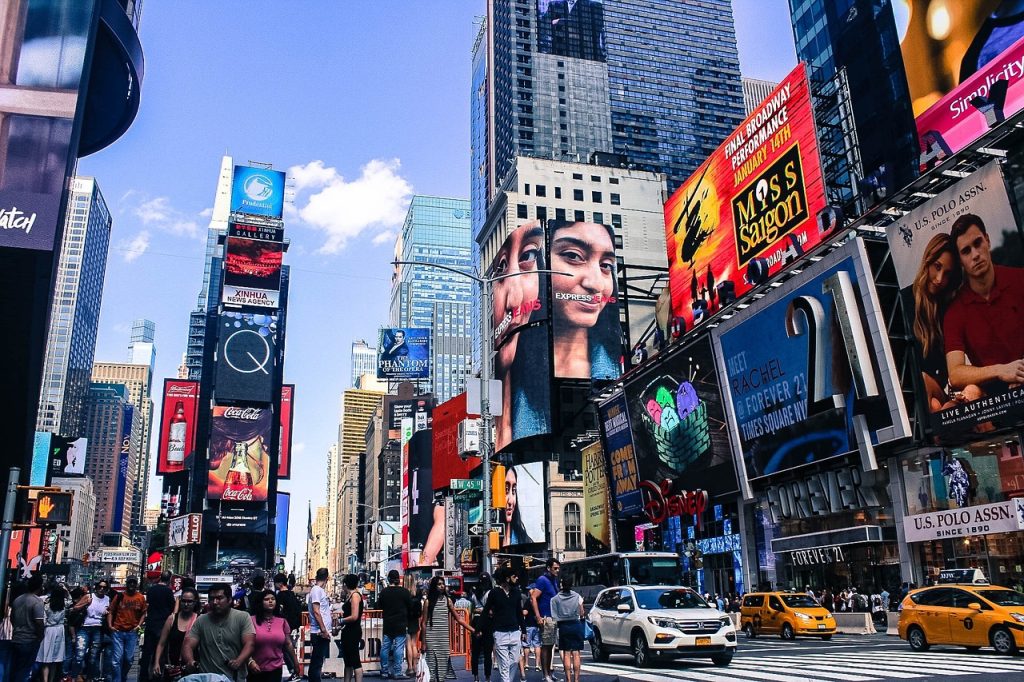 times square, nyc, city