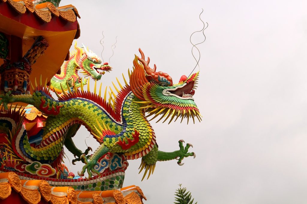 dragon, taiwan, chinese temple