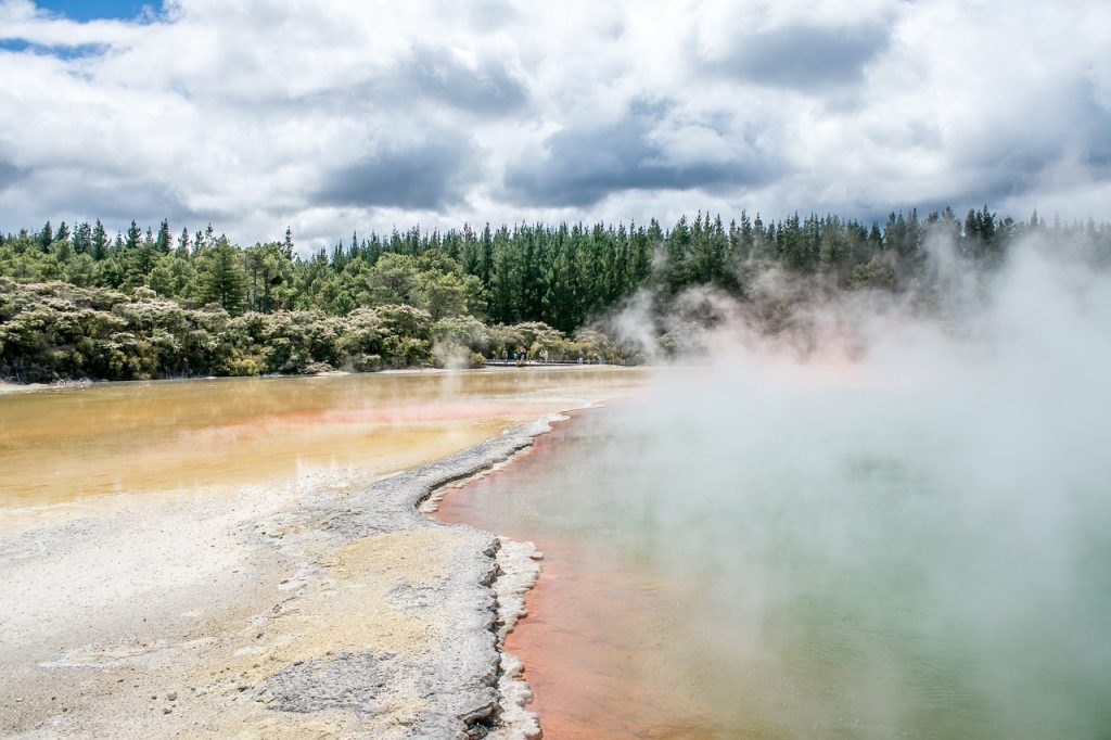 new zealand, thermal, nature