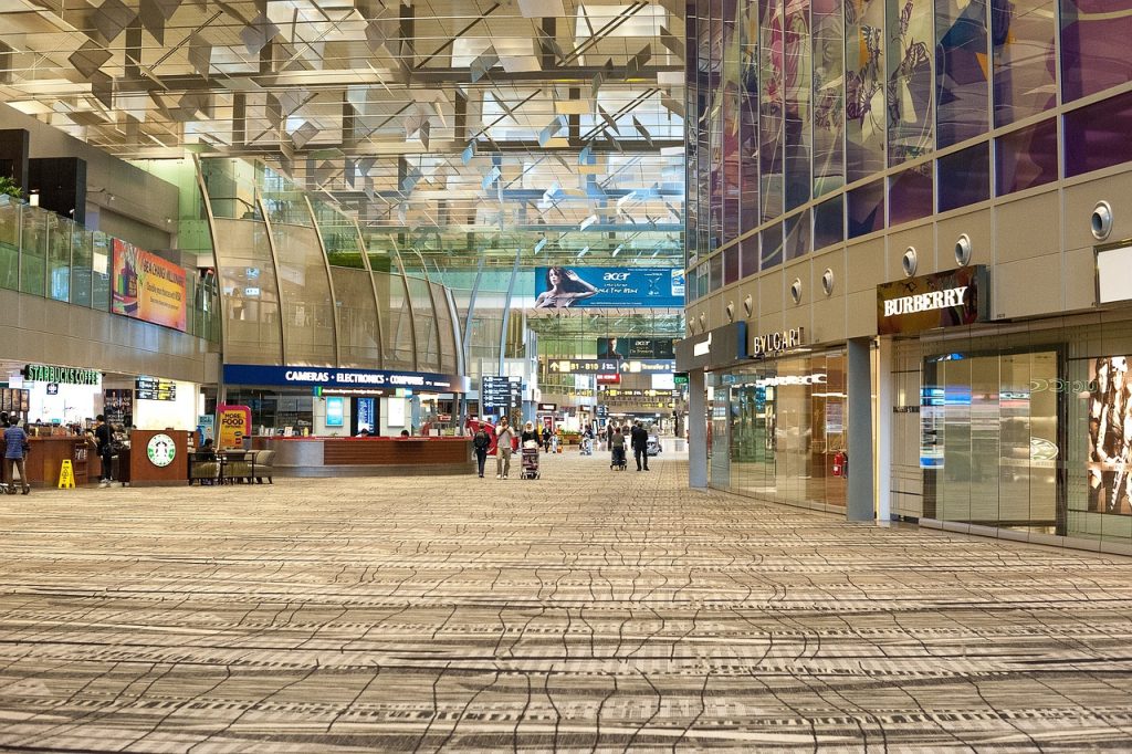 singapore, airport, terminal